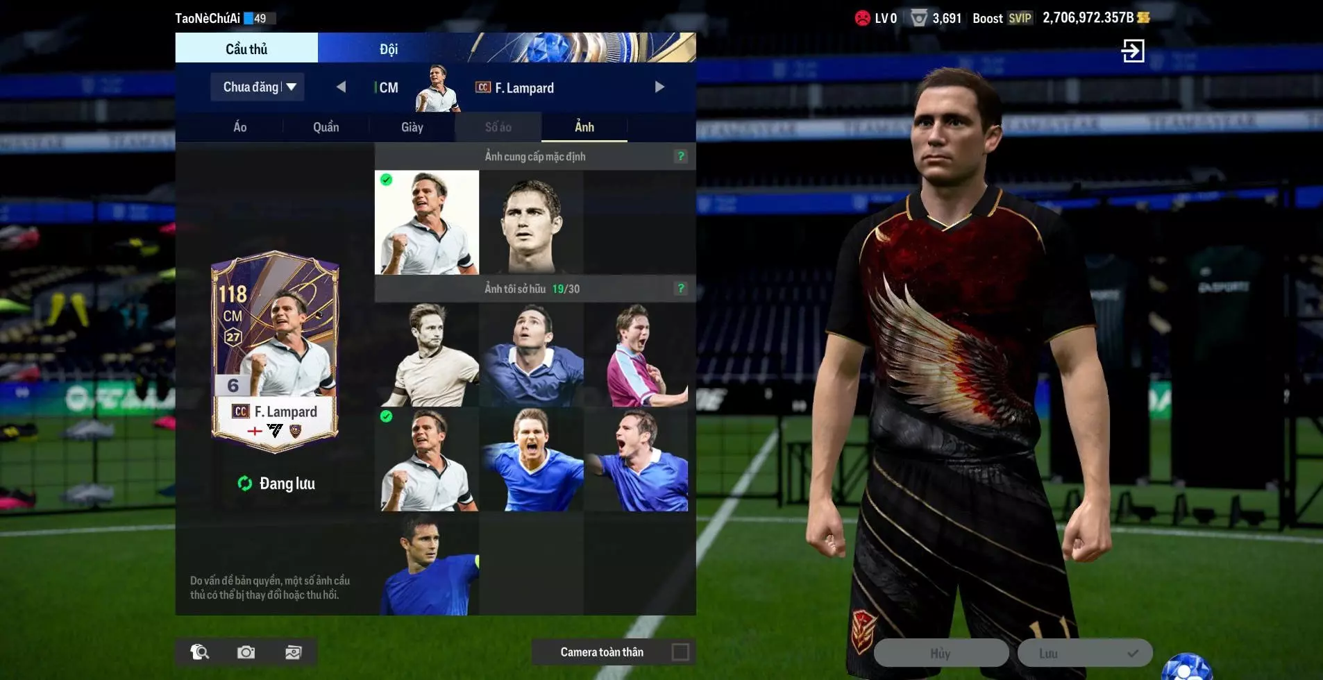 Acc 2tr7 tỷ bp trắng số chờ